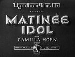 Matinee Idol [1933] [DVD]