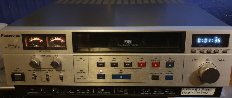 Panasonic VHS player
